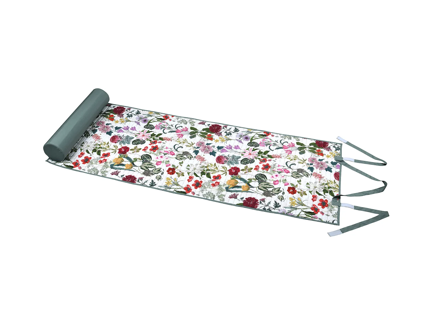 Matelas de plage fleuri