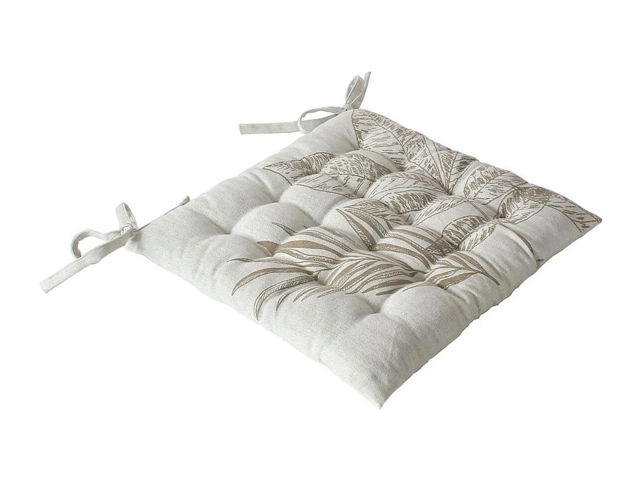 Gestepptes Stuhlkissen mit Naturmotiv 38 x 38 cm