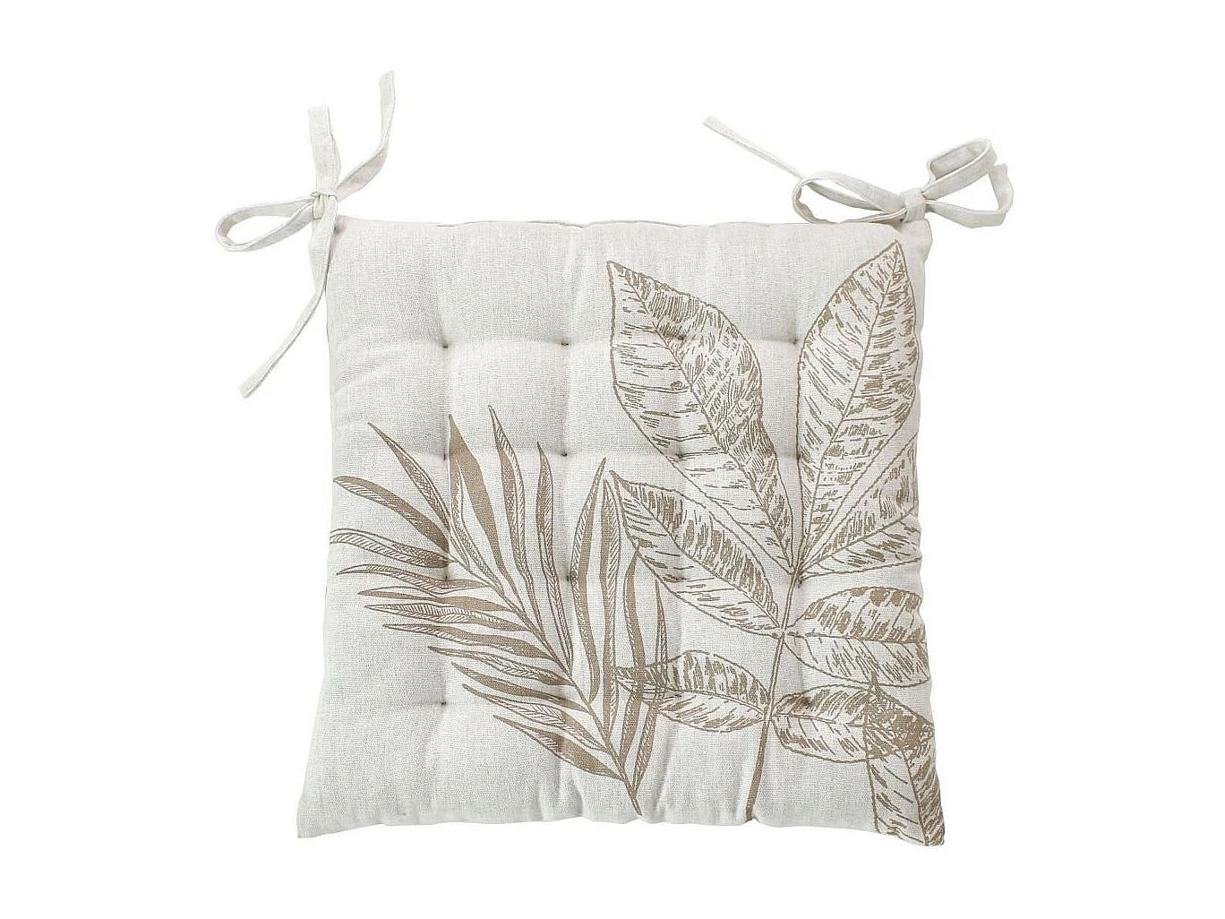 Gestepptes Stuhlkissen mit Naturmotiv 38 x 38 cm