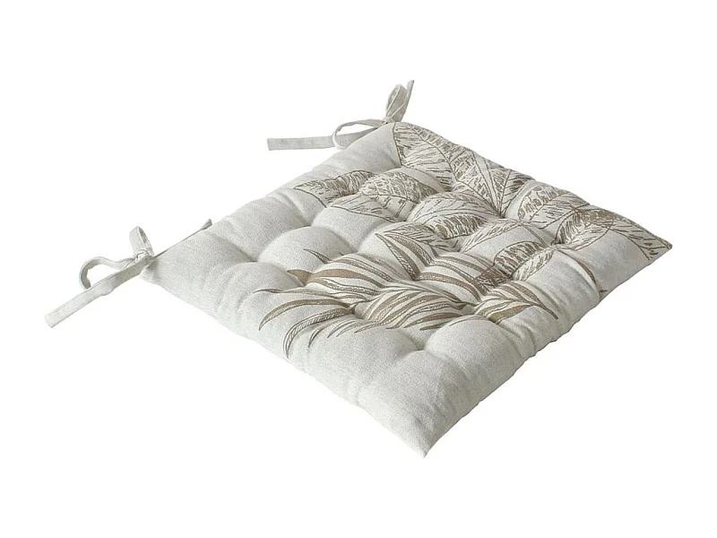 Gestepptes Stuhlkissen mit Naturmotiv 38 x 38 cm