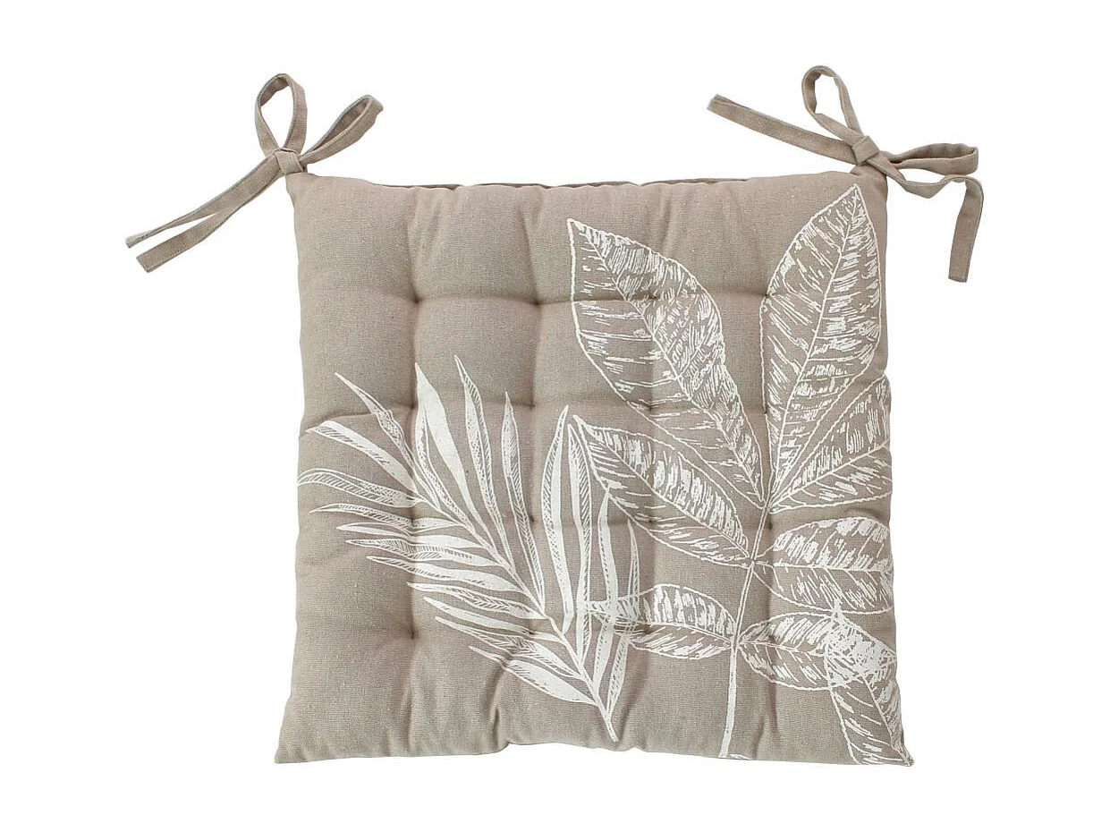 Gestepptes Stuhlkissen mit Naturmotiv 38 x 38 cm