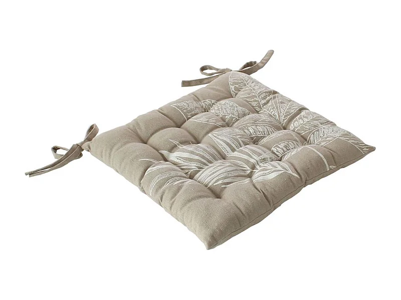 Gestepptes Stuhlkissen mit Naturmotiv 38 x 38 cm