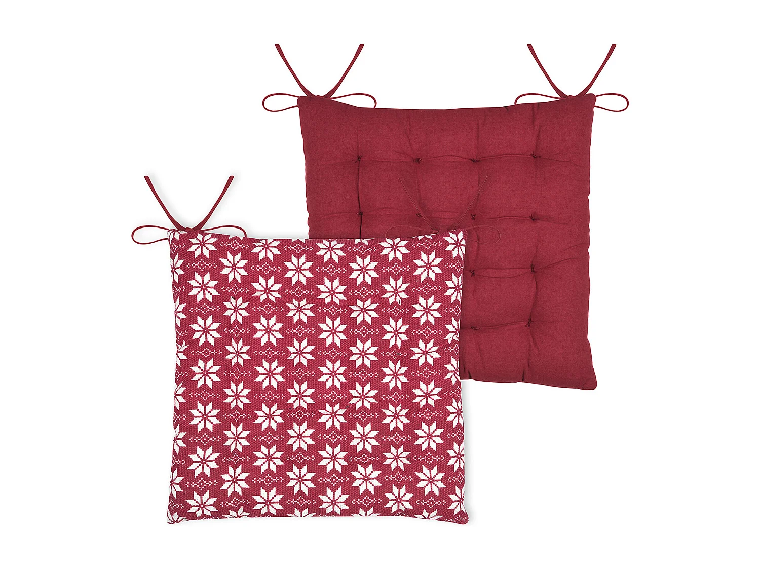 Stuhlkissen im traditionellen Chalet-Stil aus Baumwolle 38 x 38 cm