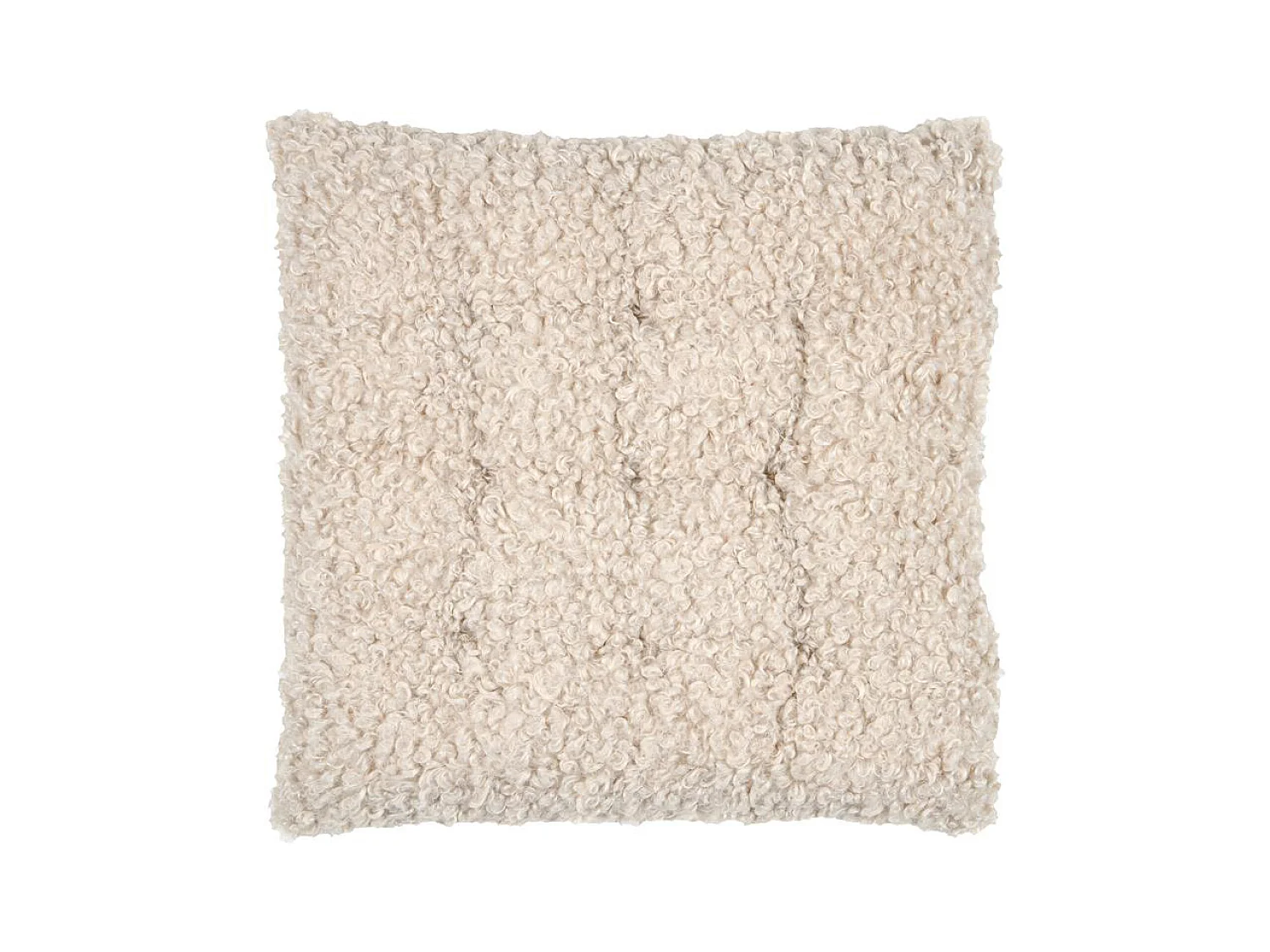 Coussin de chaise carré bouclette