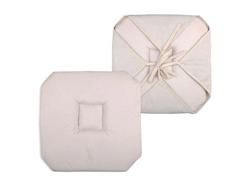 Galette de chaise italienne et unie