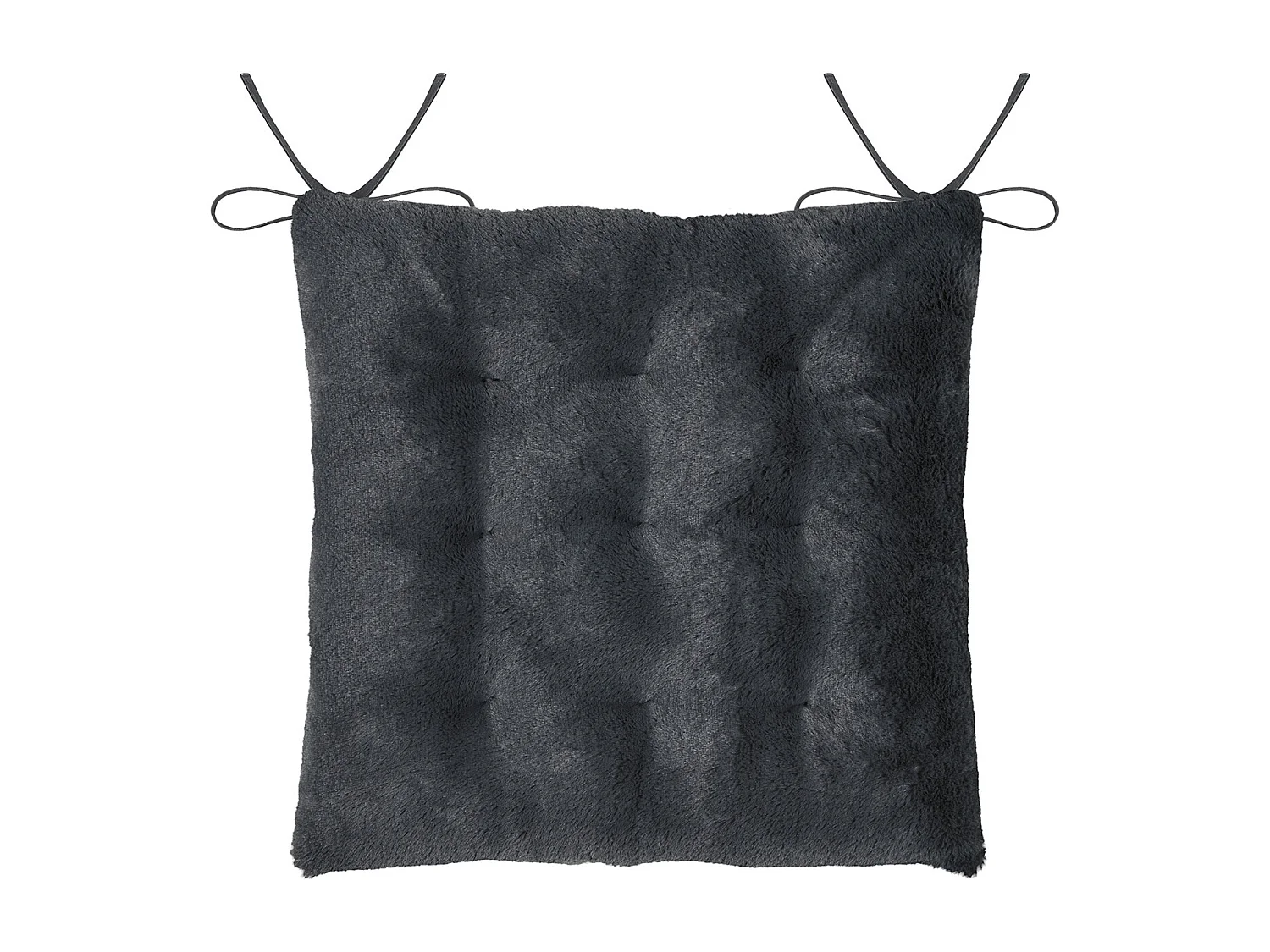 Galette de silla de peluche 40 x 40 cm