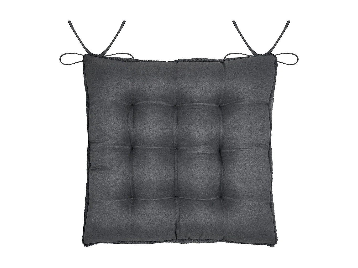 Galette de silla de peluche 40 x 40 cm