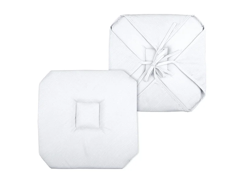 Einfarbiges italienisches Stuhlkissen 40 x 40 cm