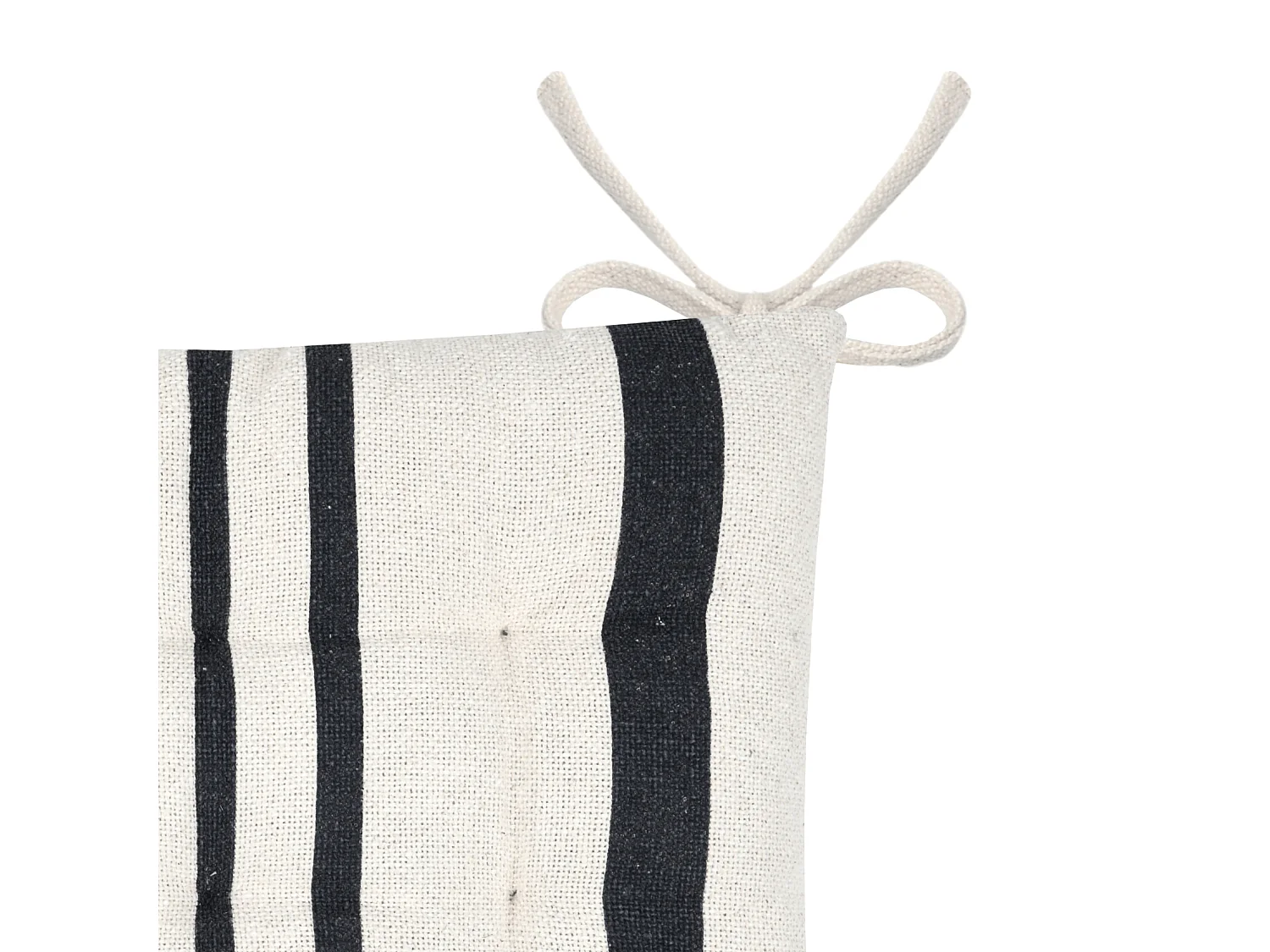 Cojín de silla a rayas 38 x 38 cm