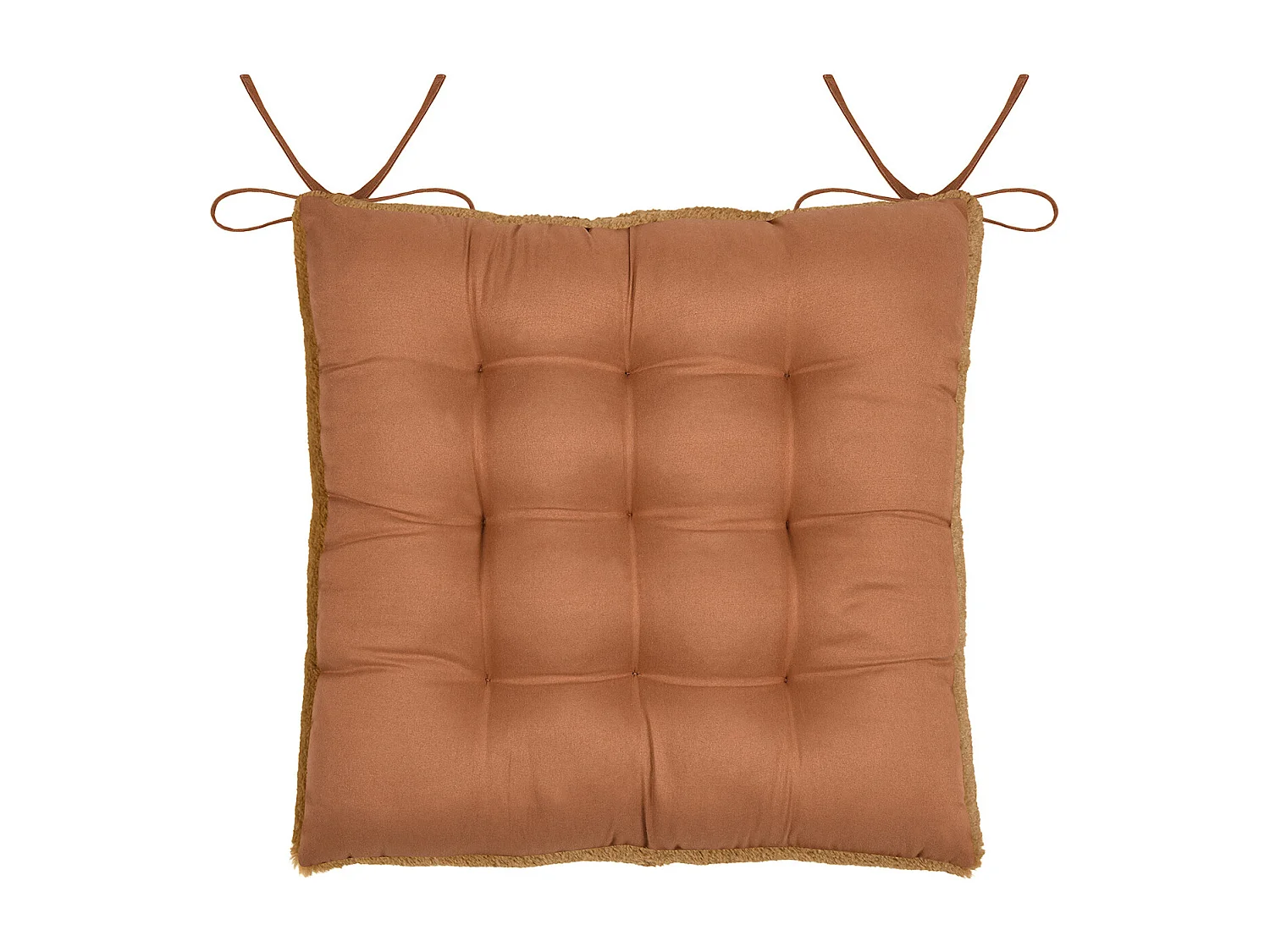 Stuhlkissen aus Kunstfell 40 x 40 cm