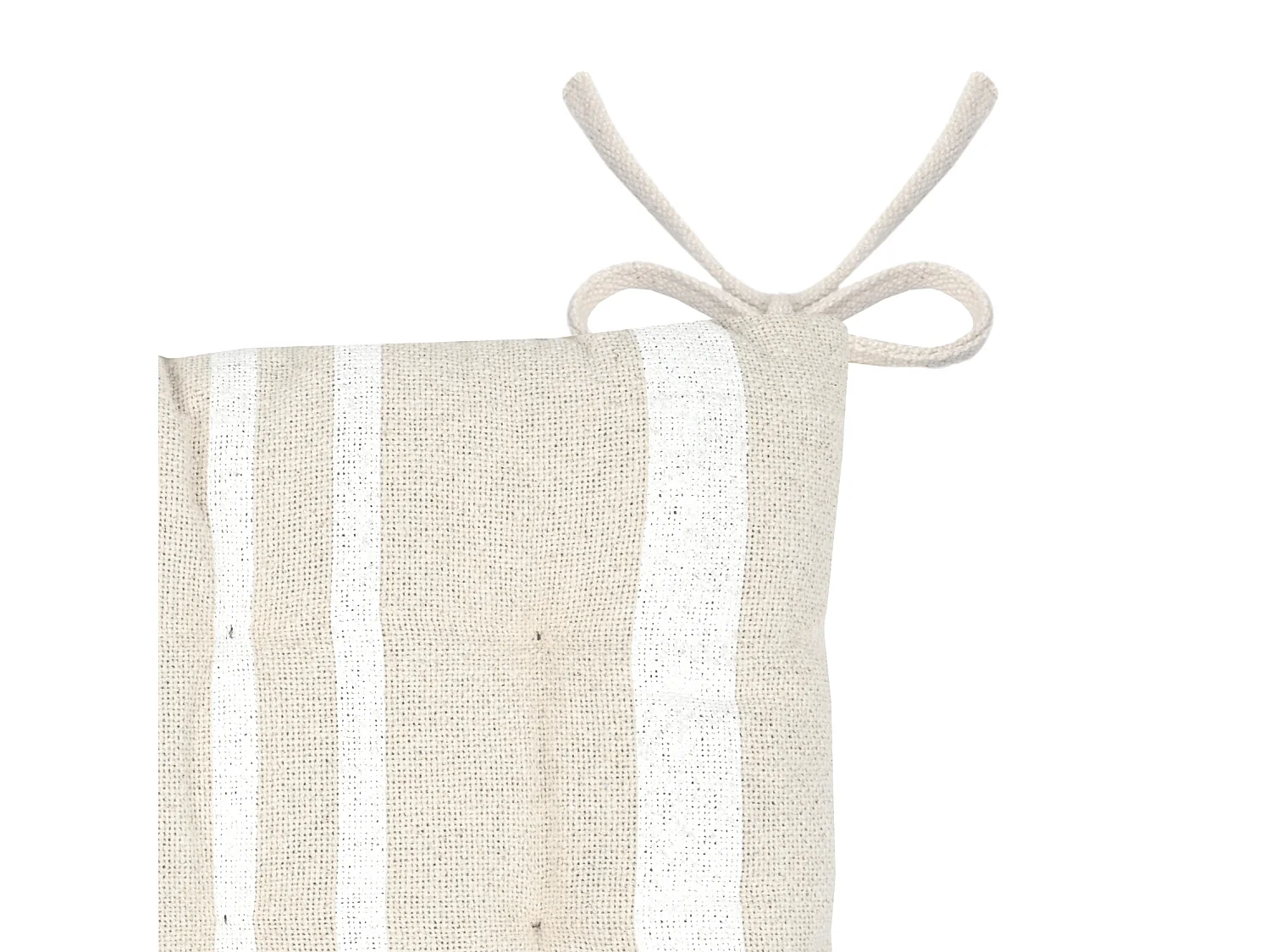 Cojín de silla a rayas 38 x 38 cm