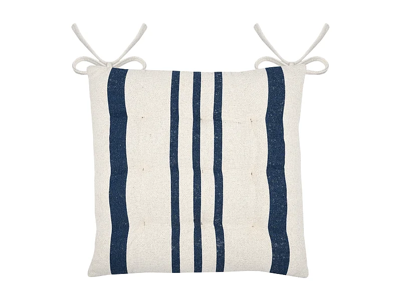Stuhlkissen mit Streifen 38 x 38 cm