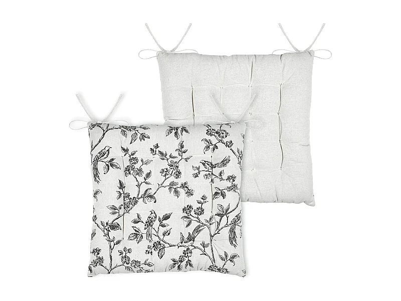 Almohadilla de silla estilo campestre chic 38 x 38 cm