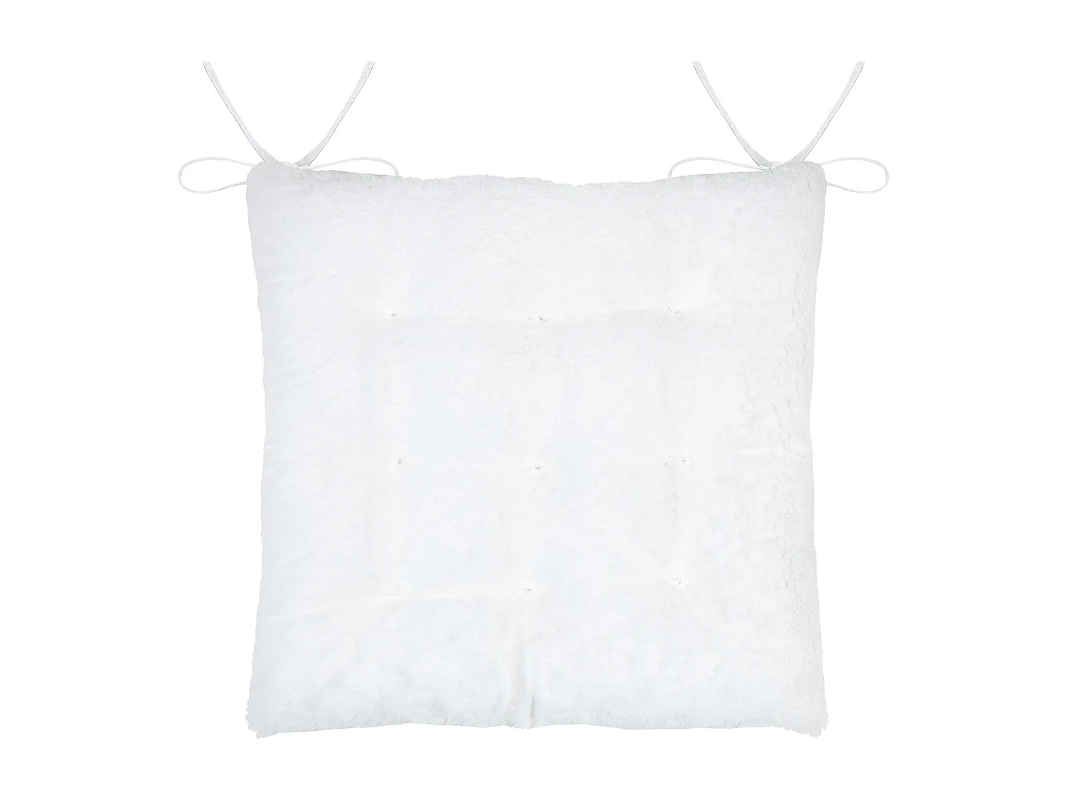 Galette de silla de peluche 40 x 40 cm