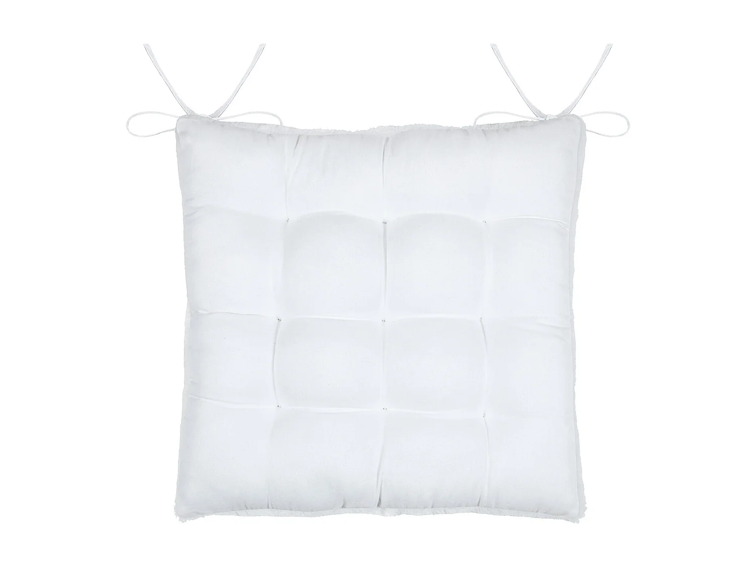 Galette de silla de peluche 40 x 40 cm