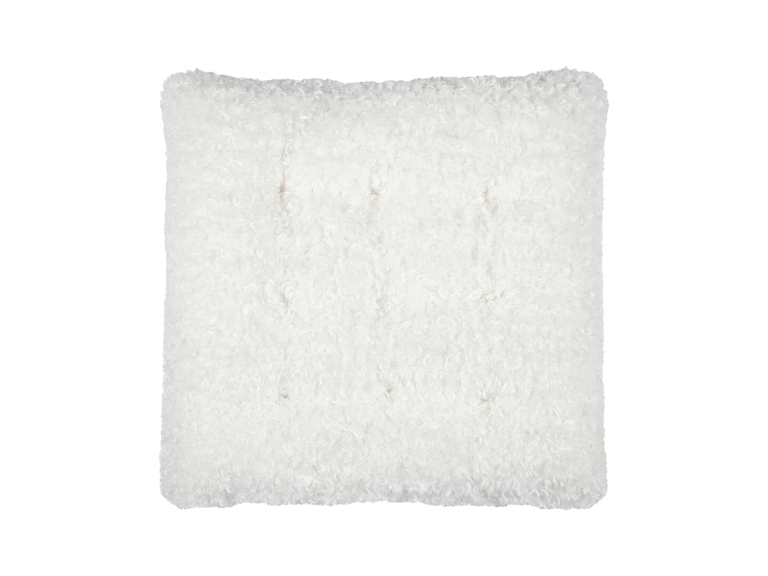 Coussin de chaise carré bouclette