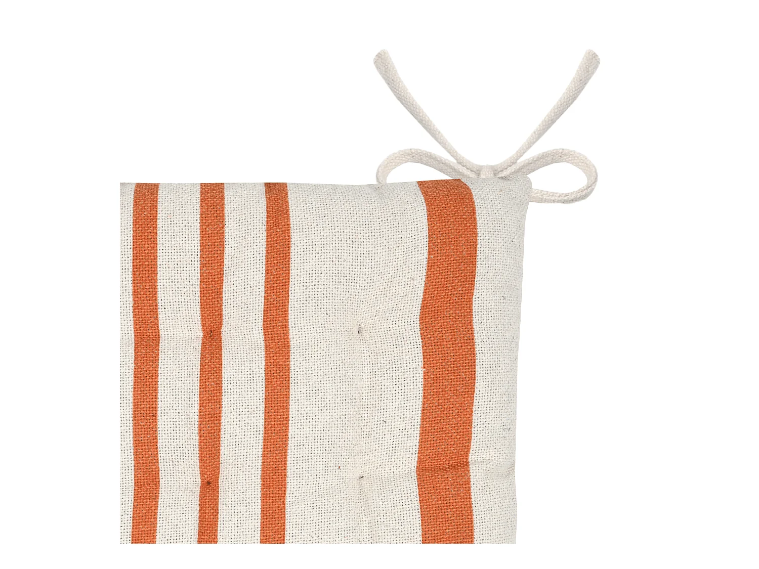 Cojín de silla a rayas 38 x 38 cm