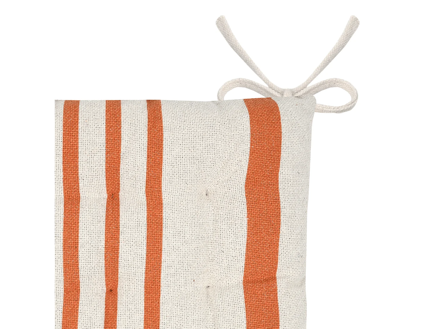 Cojín de silla a rayas 38 x 38 cm