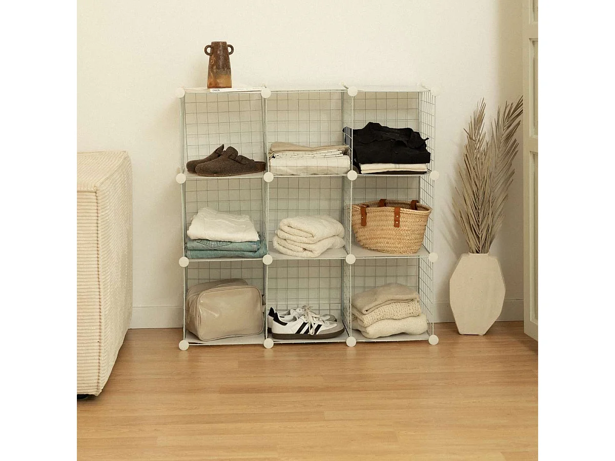 Estantería Modular  Titan C9 Blanco - Newlux