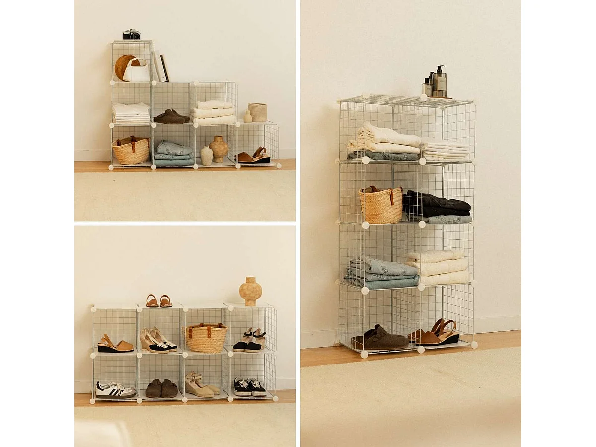 Estantería Modular  Titan C9 Blanco - Newlux