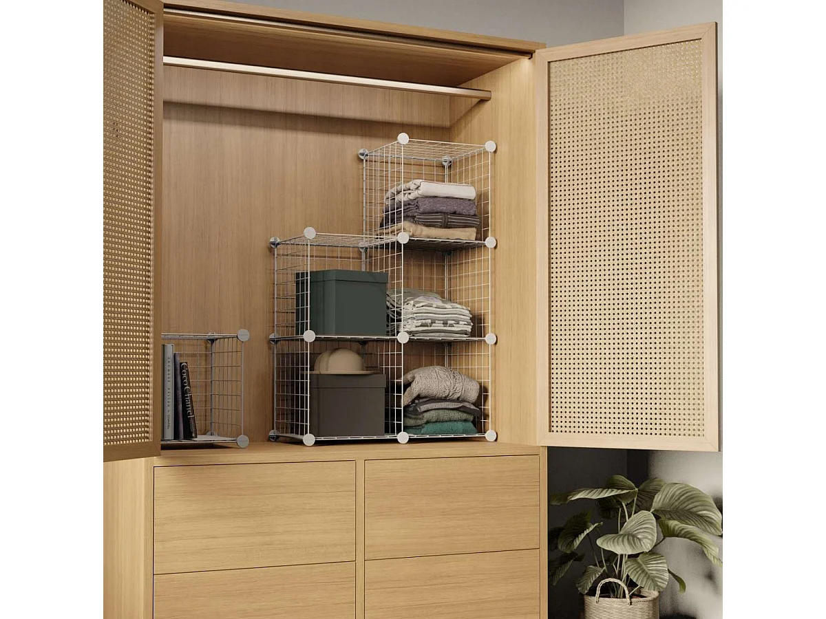 Estantería Modular  Titan C9 Blanco - Newlux