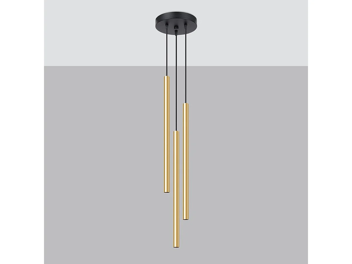 Lampe pendante Novastel 3P or poli