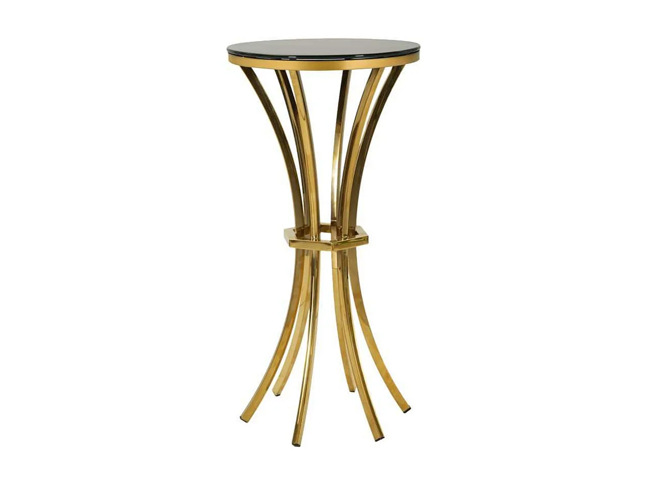 Sellette en métal et verre Shanty 40 x 81 cm