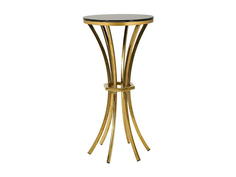 Sellette en métal et verre Shanty 40 x 81 cm