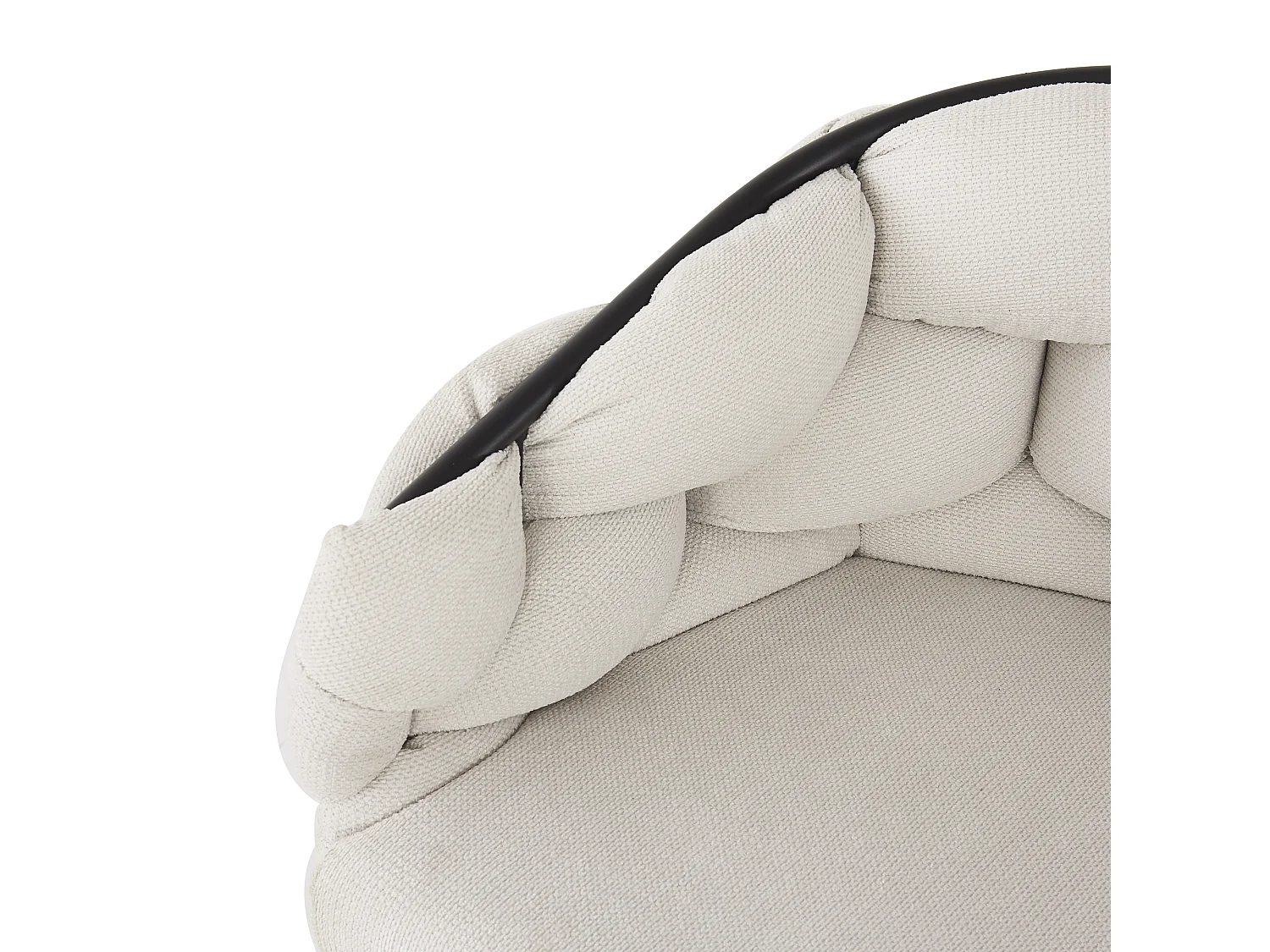 Lot de 2 chaises pivotantes en velours, design moderne et ergonomique, 360° rotatif, pour salon et salle à manger, beige