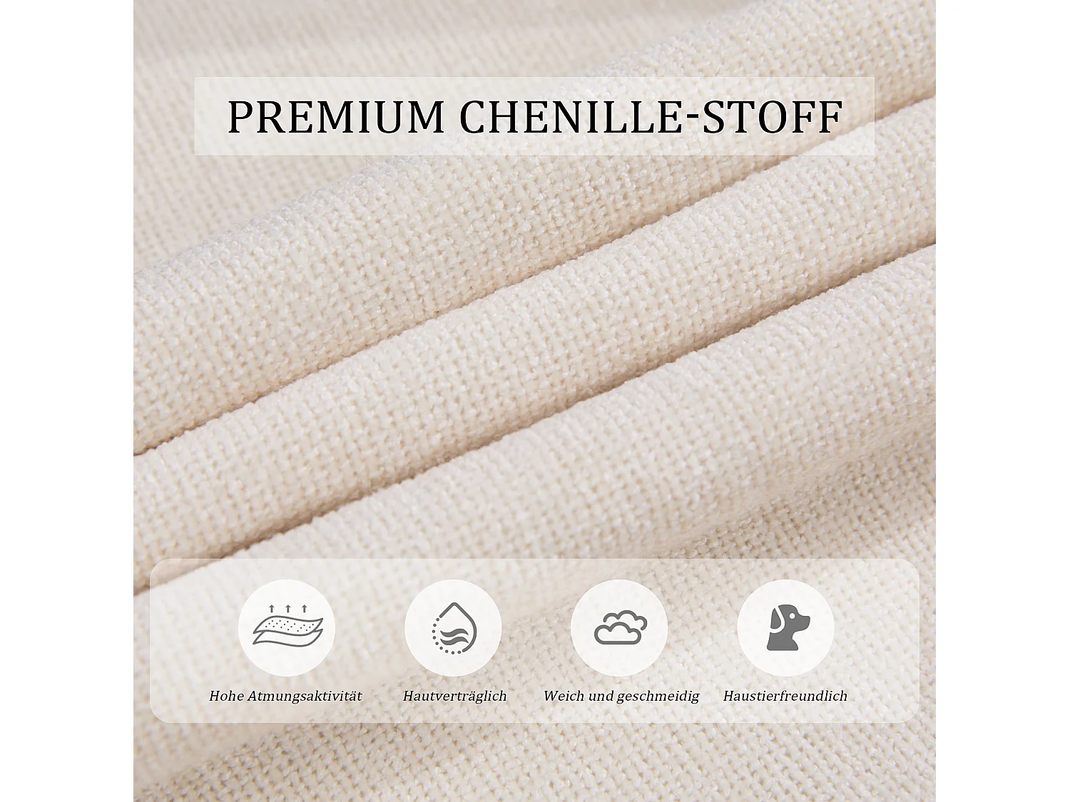 Canapé 2 places convertible avec dossier réglable + 2 USB + poche latérale - 173 x 78 x 78 - velours - beige