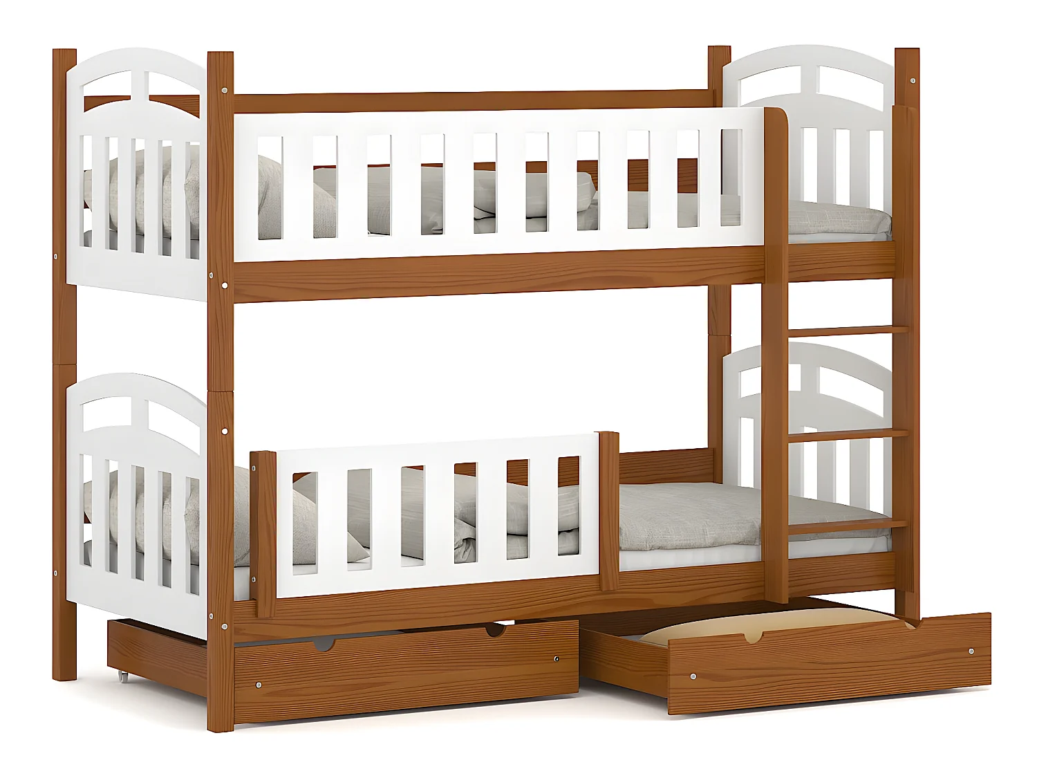 Lit superposé en pin massif 190x80 Aulne