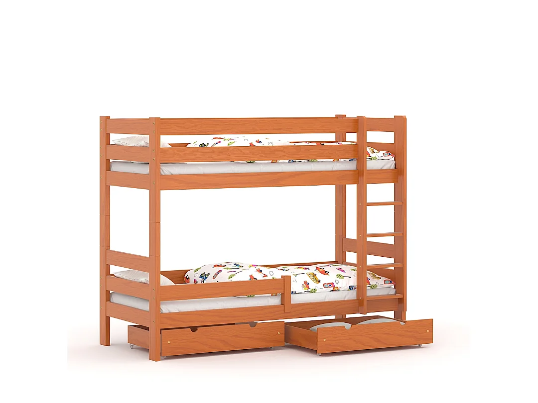 Lit superposé en pin massif 190x90 Alder