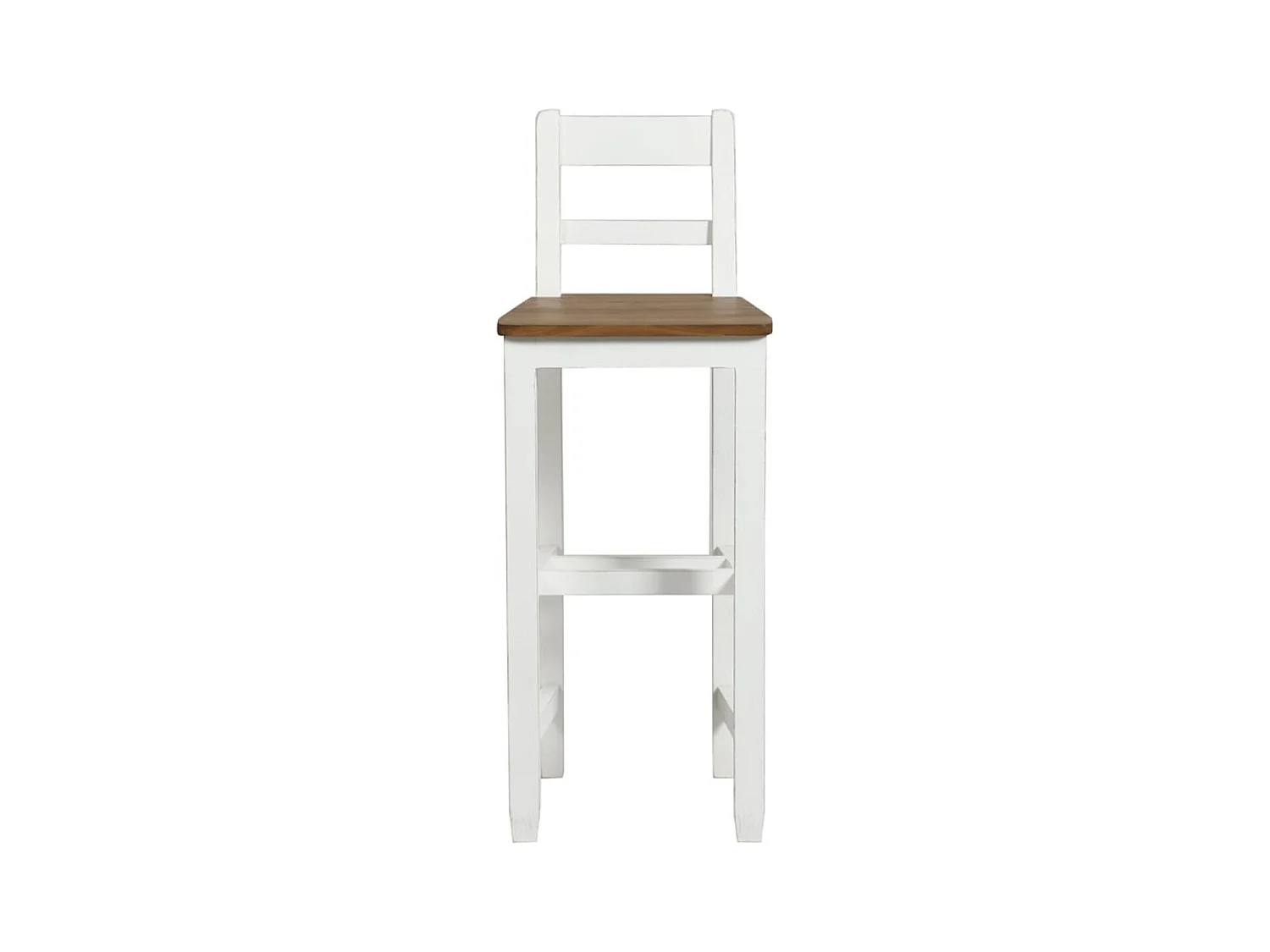 Chaise haute Bois Blanc - Brocante Interior's