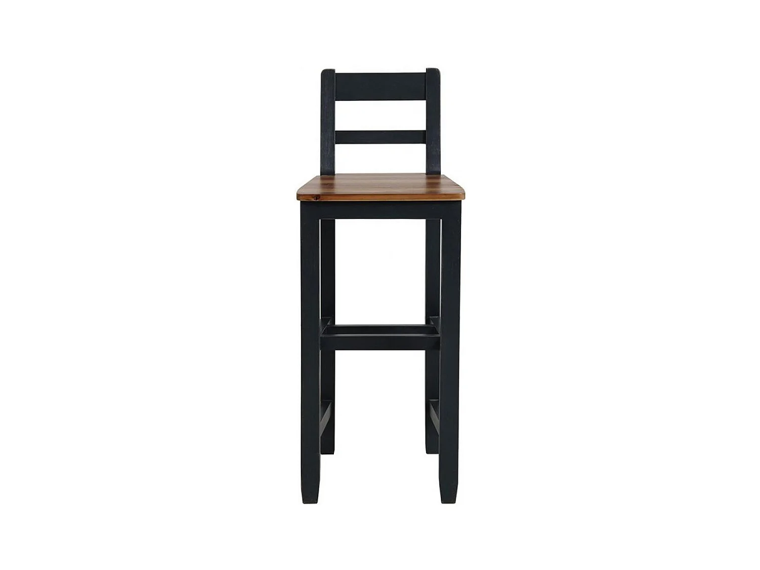 Chaise haute Bois Noir - Brocante Interior's