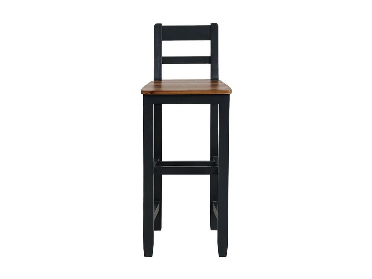 Chaise haute Bois Noir - Brocante Interior's