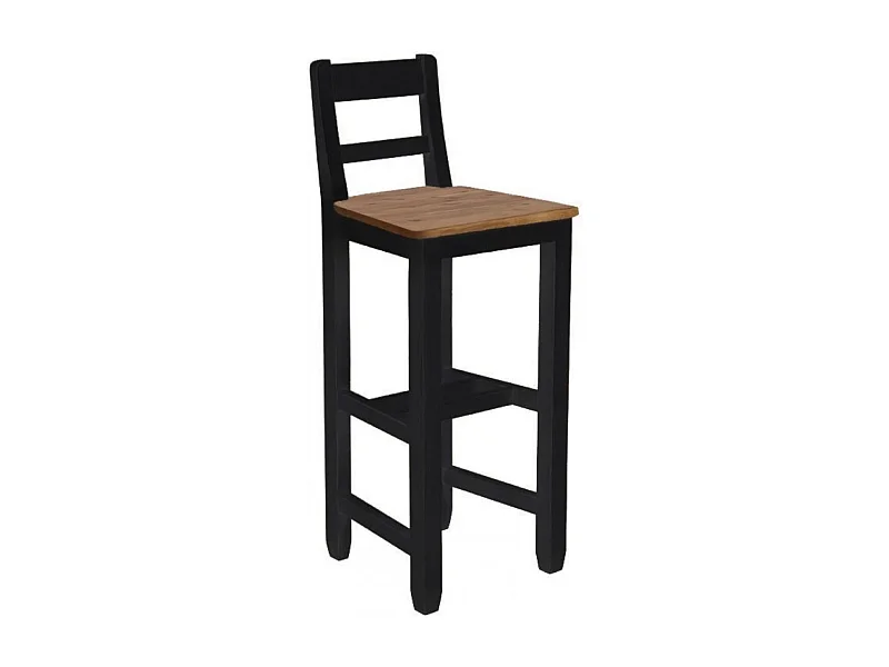 Chaise haute Bois Noir - Brocante Interior's