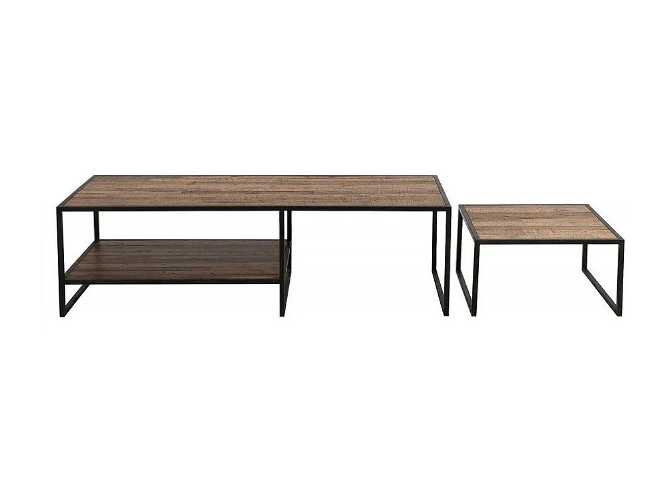 Tables basses gigognes Bois Marron - Manufacture Interior's