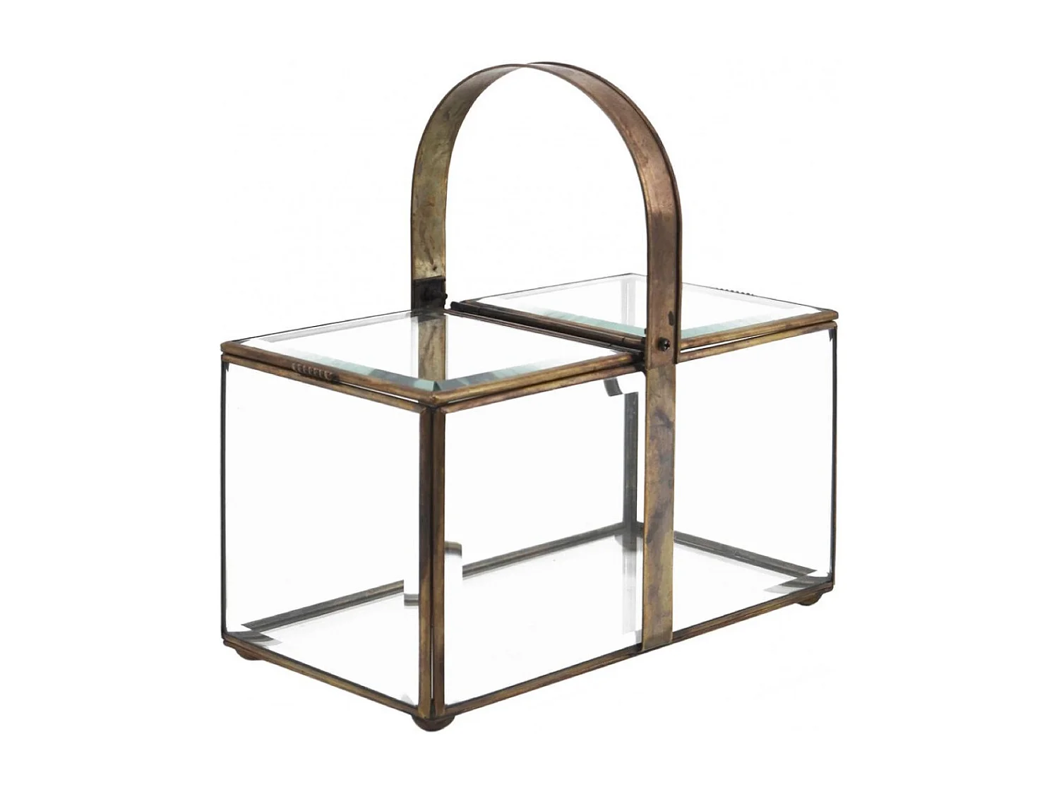 Boite bronze Verre Bronze - Décoration d'Autrefois