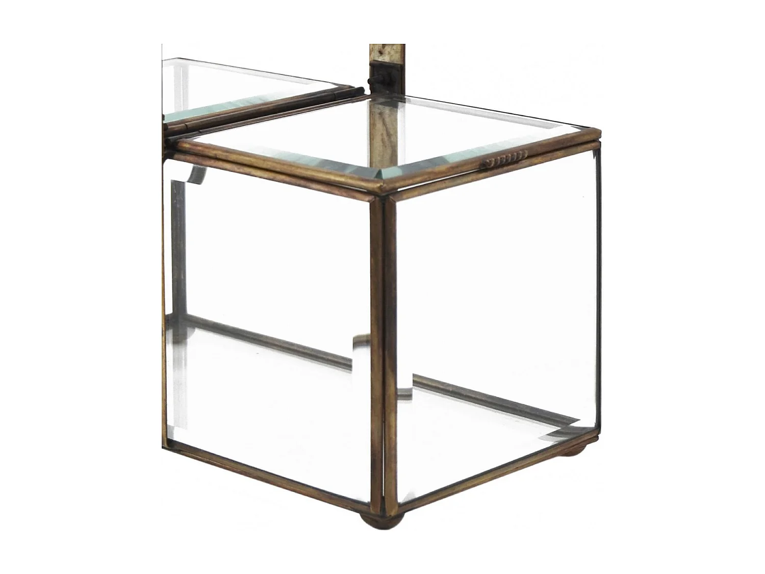 Boite bronze Verre Bronze - Décoration d'Autrefois