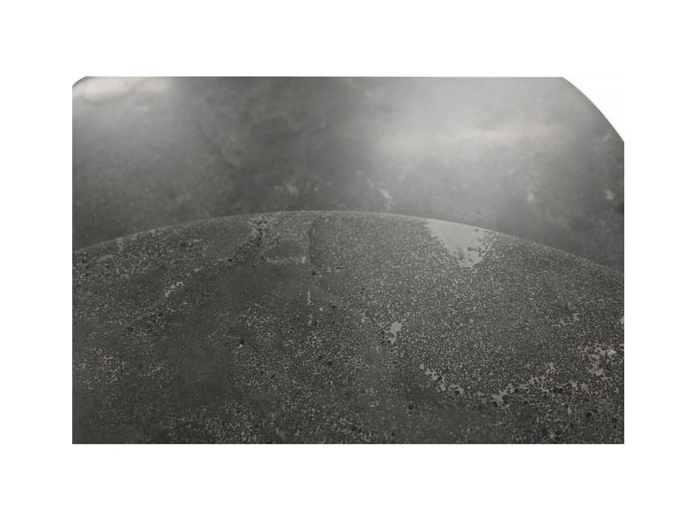 Lot de 2 tables basses gigognes rondes Pierre Bronze - Minéral Interior's