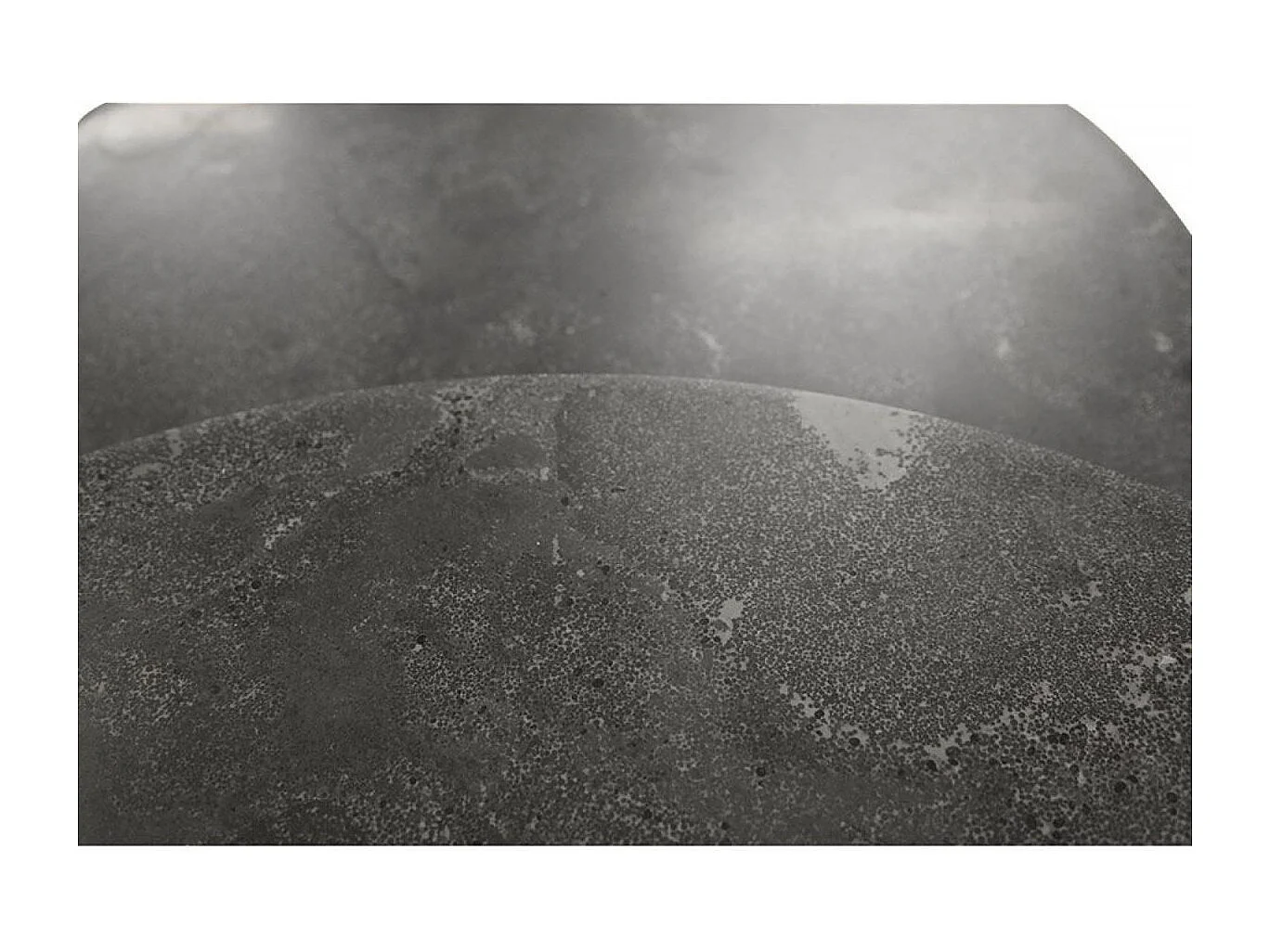 Lot de 2 tables basses gigognes rondes Pierre Bronze - Minéral Interior's