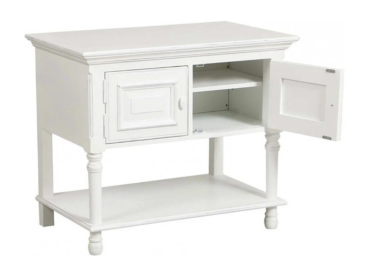 Meuble de salle de bain Bois Blanc - Harmonie Interior's