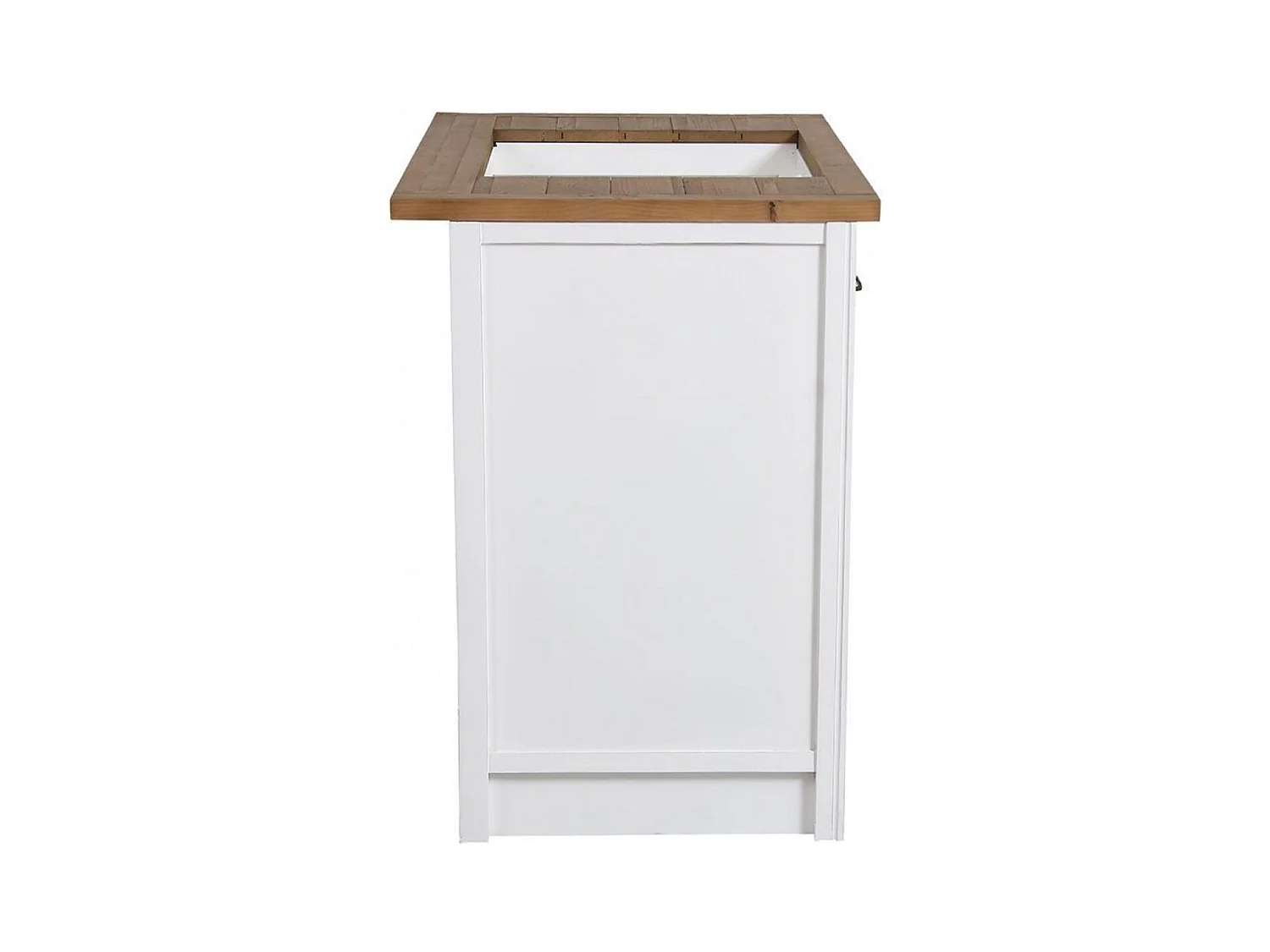 Meuble pour four et plaque Bois Blanc - Rivages Interior's