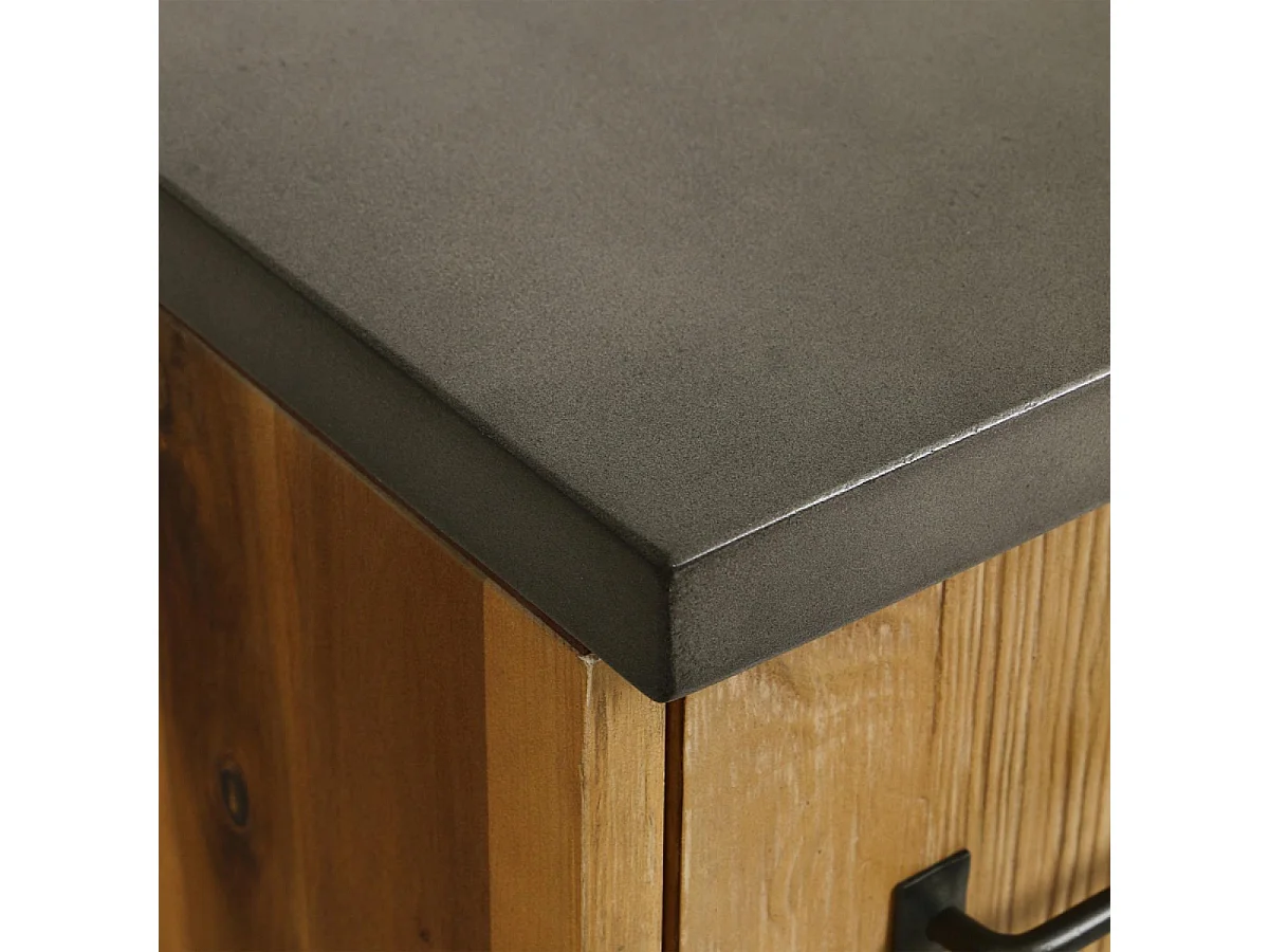 Meuble bas 3 tiroirs Bois Marron - Jersey Interior's