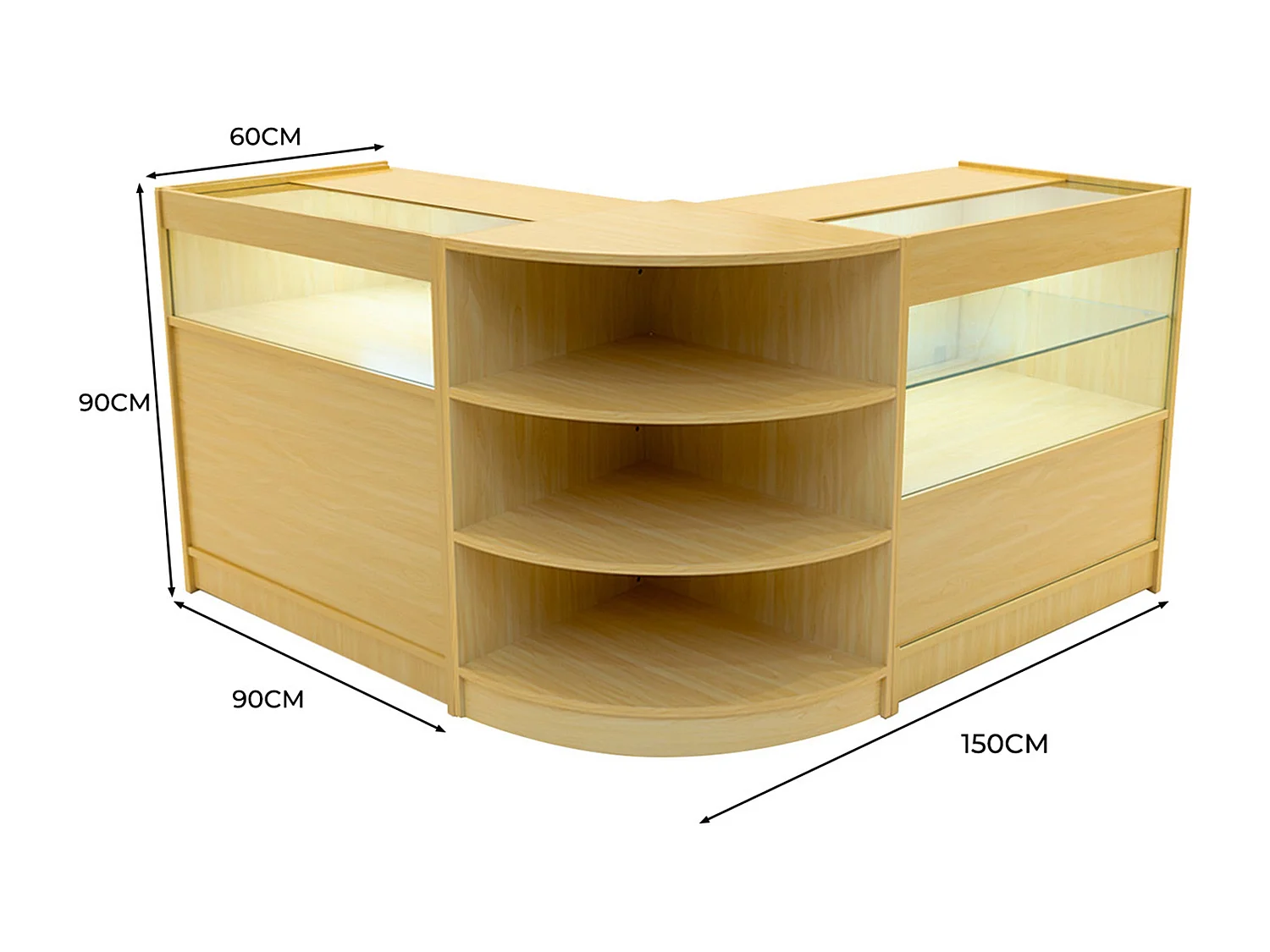 Zestaw Harmonia LED do lady sklepowej B900, C900 i LM60 – klon