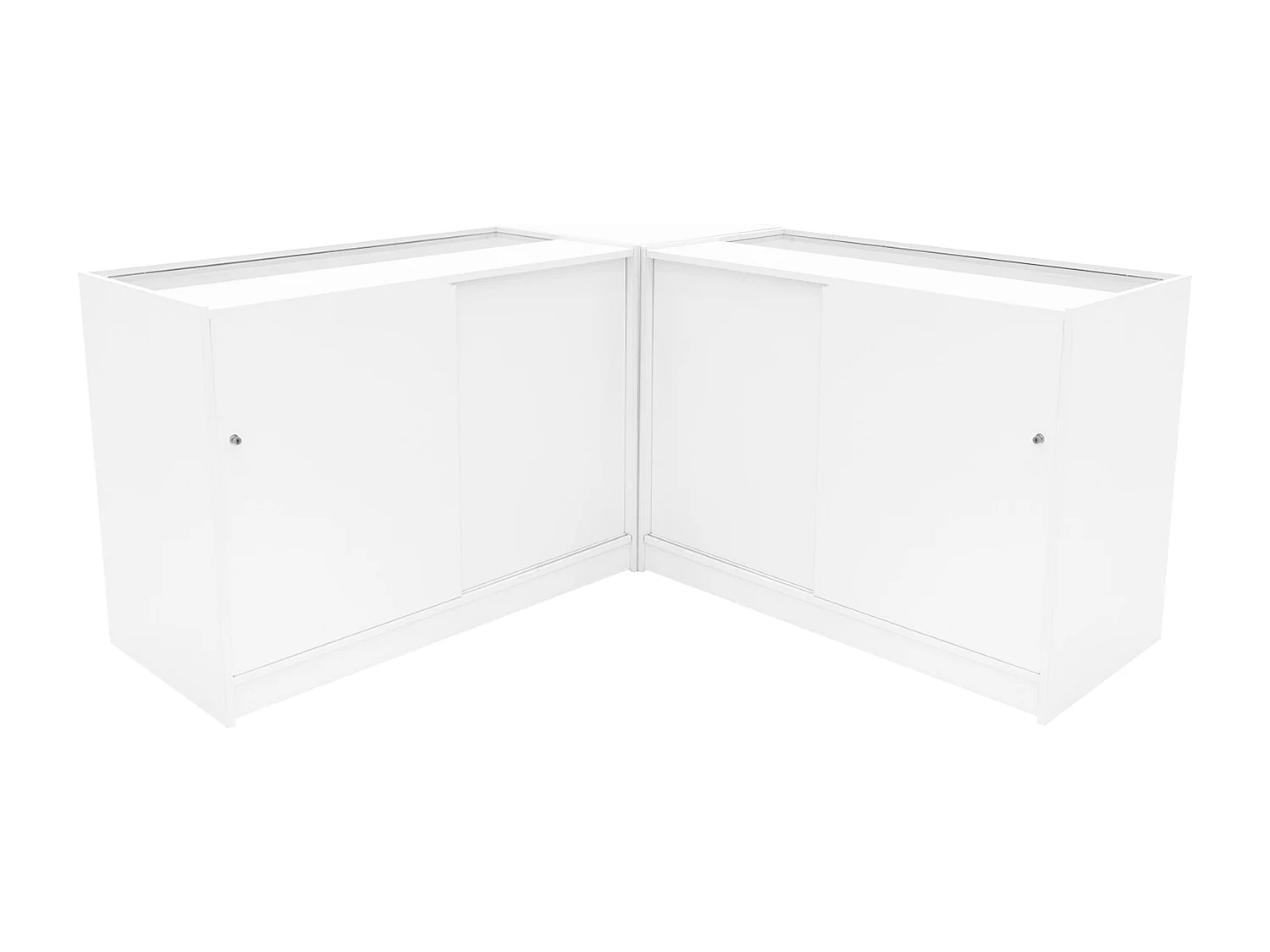 Comptoirs de Vente à LED Ensemble Demeter - Blanc LM60, K1200, B1200