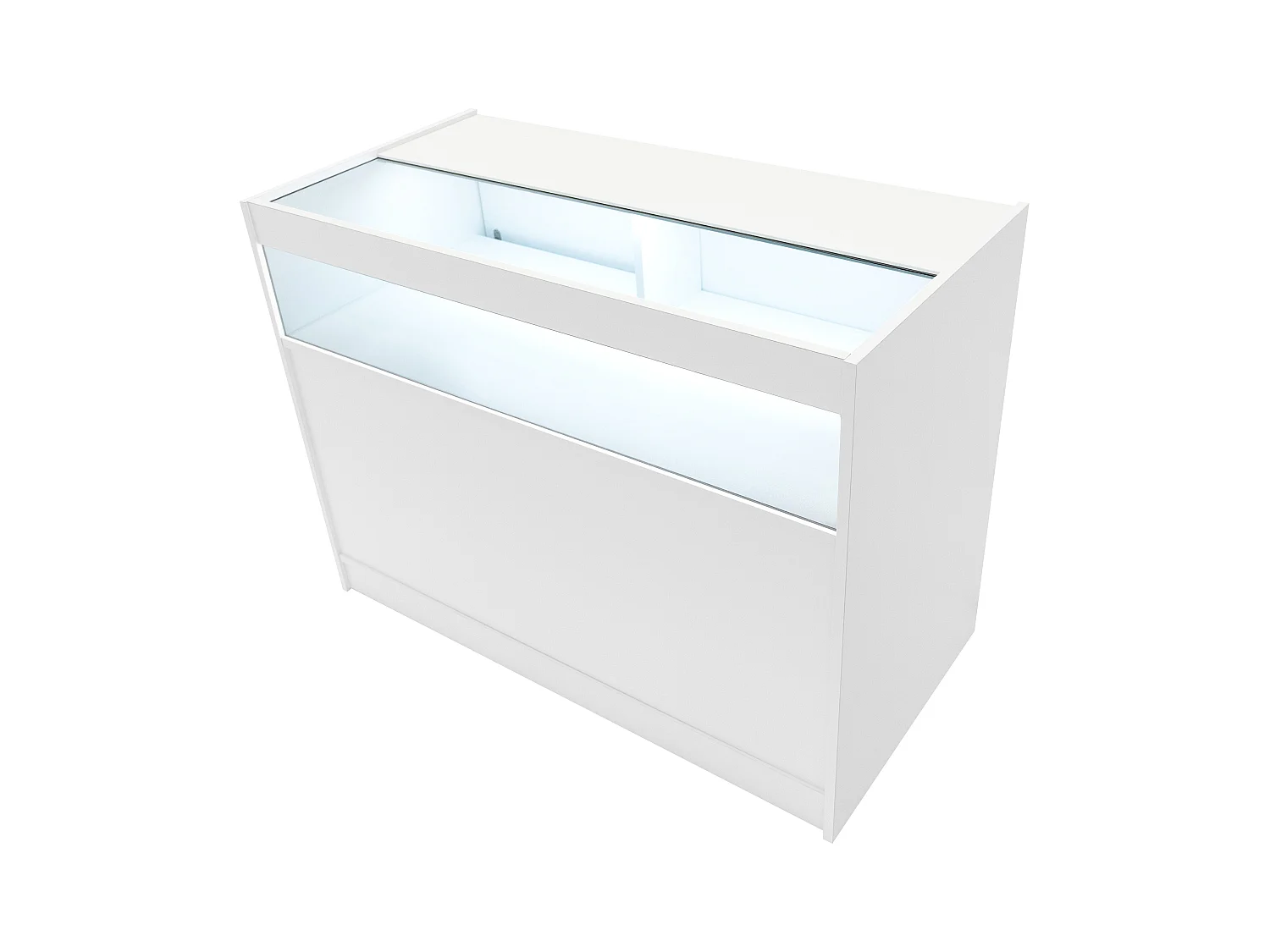 Set Mostradores Comerciales con Luz LED "HARMONIA" LM60 + B1200 + C1200 – Negro