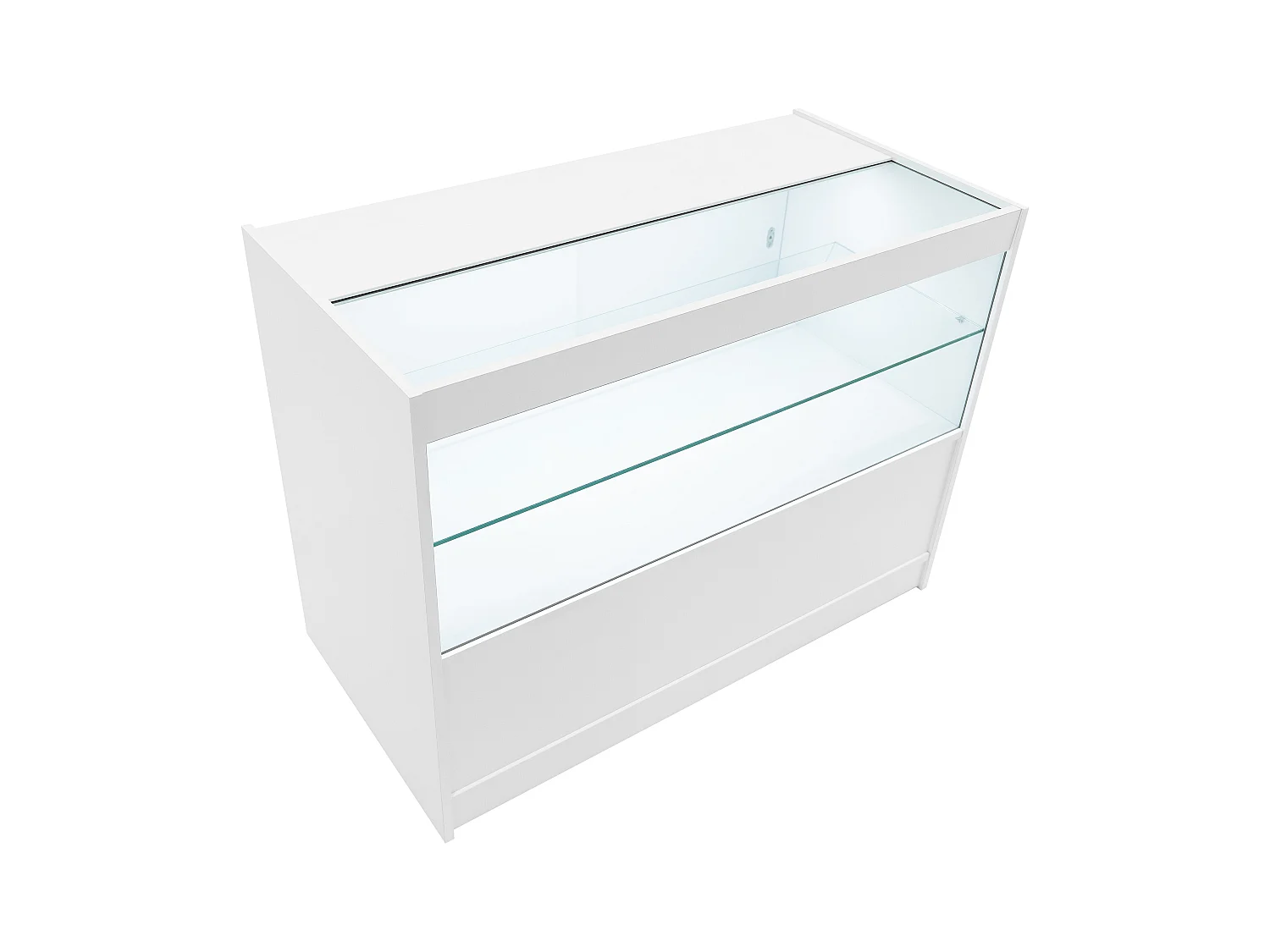 Set Mostradores Comerciales con Luz LED "HARMONIA" LM60 + B1200 + C1200 – Negro