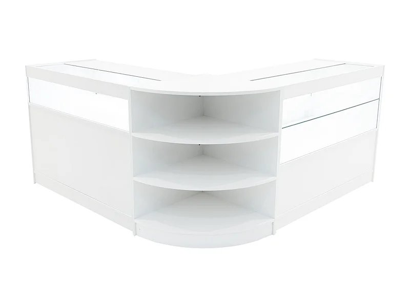 Harmonia LED Winkel Toonbank Set B1200, C1200 & LM60 - Wit