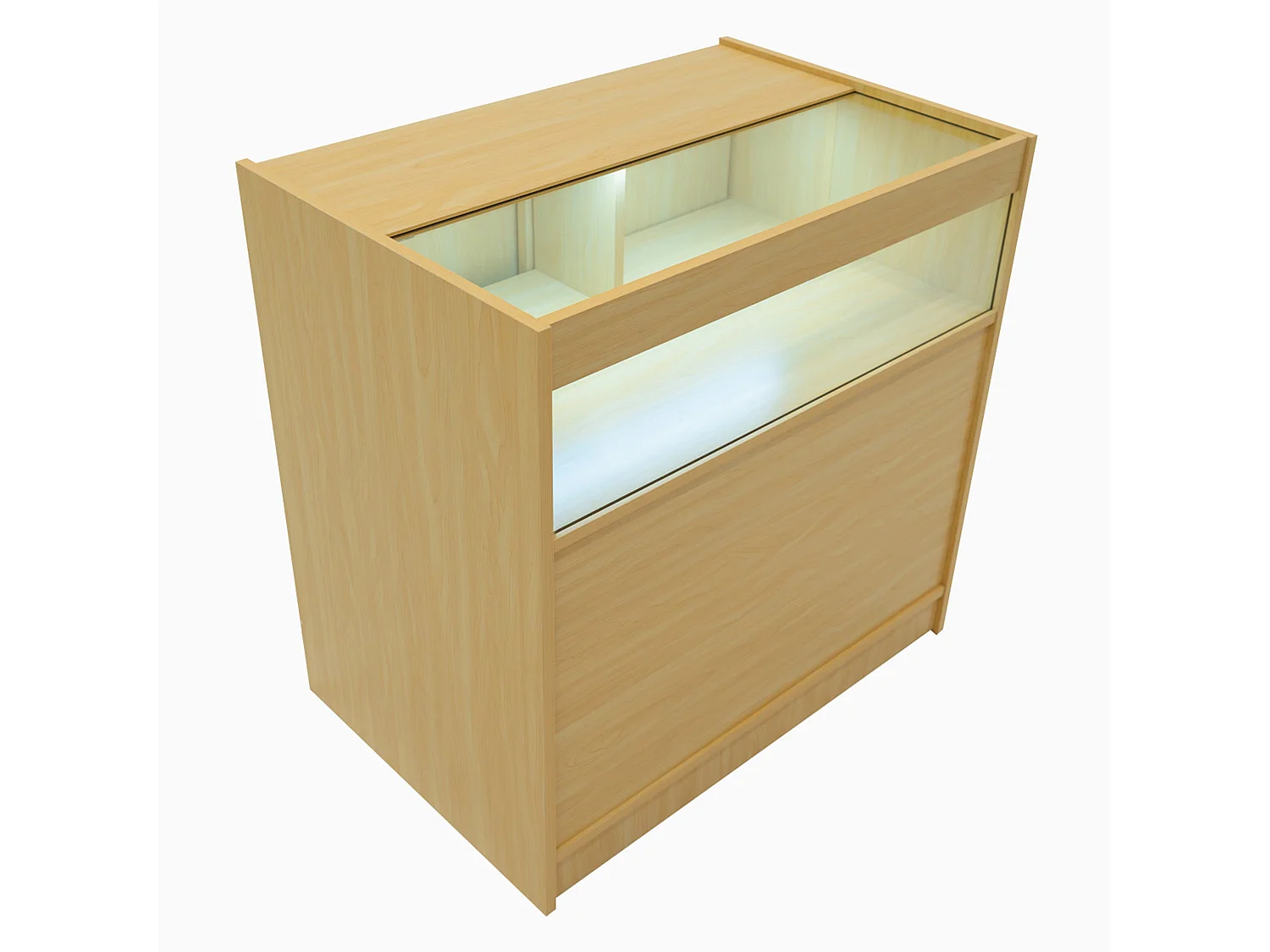 Comptoirs de Vente à LED Ensemble Demeter - Érable LM60, K900, B900